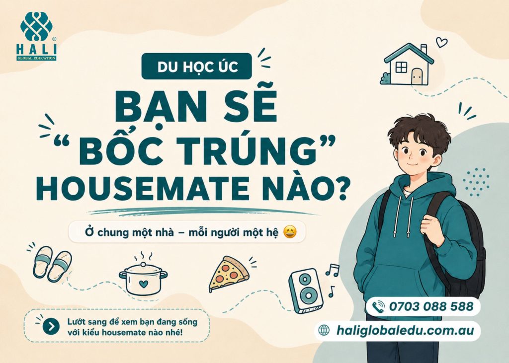 Du học Úc: Bạn sẽ “bốc trúng” housemate nào khi ở chung?