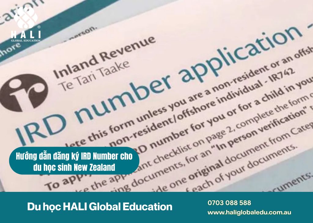 Hướng dẫn đăng ký IRD Number cho du học sinh New Zealand
